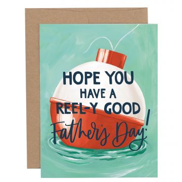 Bobber Father's Day Greeting Card